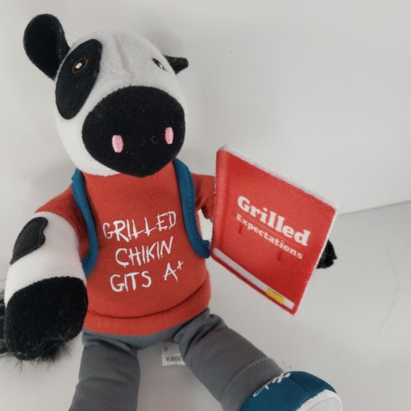 Chick-fil-a Grilled Chikin Gits A+ Cow Plush School Stuffed Animal 2019 - Picture 2 of 6